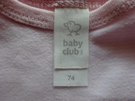 3x body dl.r., vel. 74, baby club,74