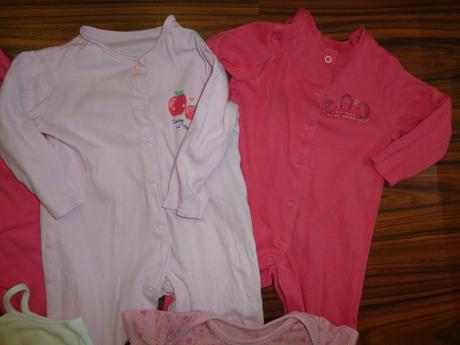 Overaly a body pro holčičku - 5 kusů, 68–80