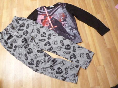 Flís komplet vel. 9-10 star wars, mini boden,140