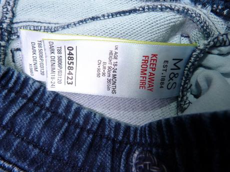 Kalhoty vel. 92, marks & spencer,92