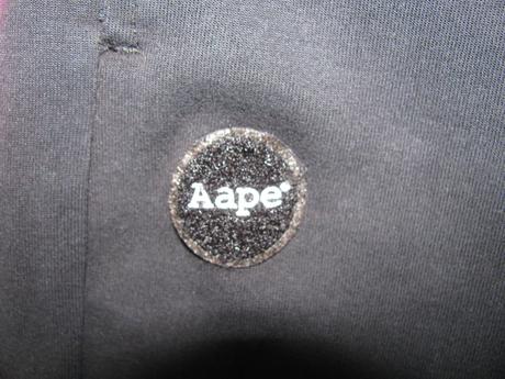 Dětské černé bavlněné tepláky aape bathing ape, 152