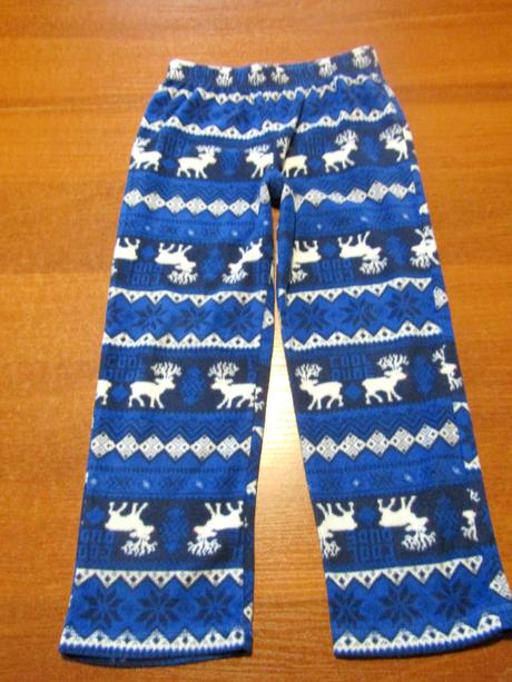 Flísové pyžamové kalhoty vel 116-122, 122