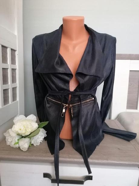 Koženková bunda, s