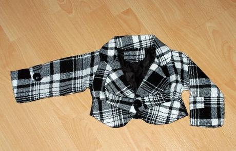 Krátké společenské sáčko kabátek šatům, 92