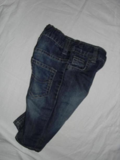 Komplet červeného trička a super riflíků, rebel,74