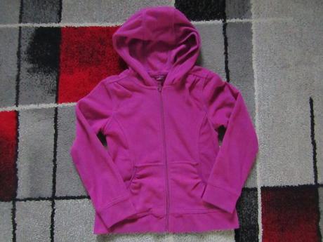 Flaušová mikina pro holku vel.134/140, 134