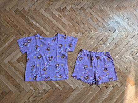Letní pyžamo tlapková pateola, h&m,122