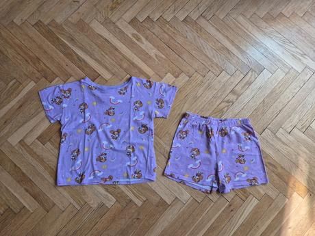 Letní pyžamo tlapková pateola, h&m,122