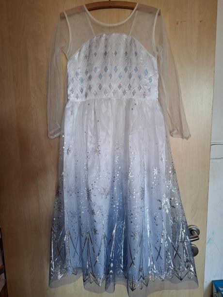 Šaty / kostým ledové království elsa vel 140, 