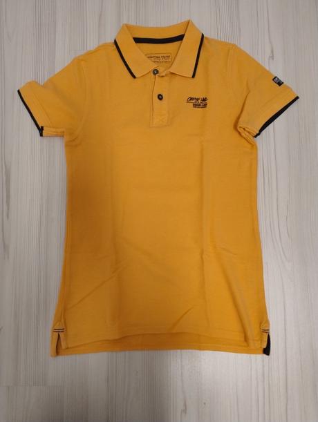 Oranžové tričko s límečkem vel. 146/152, chapter young,146