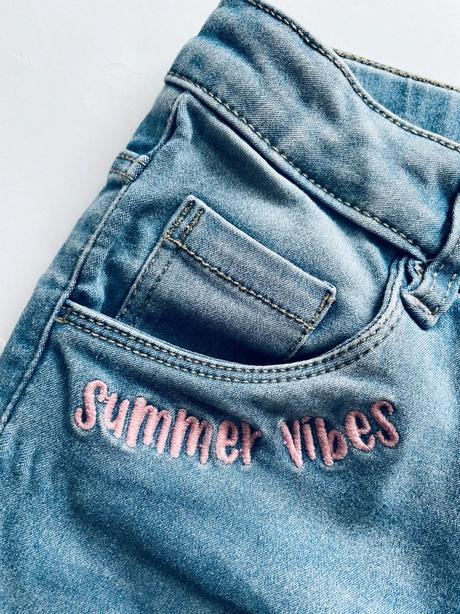 Kraťasy 3/4 džínové - v.11/12 let, 152