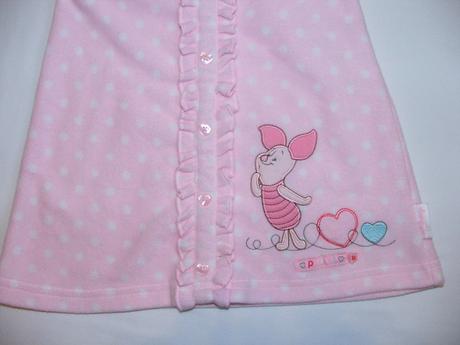 P446 flísové šaty vel. 74, disney,74