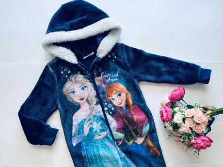 Ob/ overal coral flece huňatý - v.4/5 let, 110