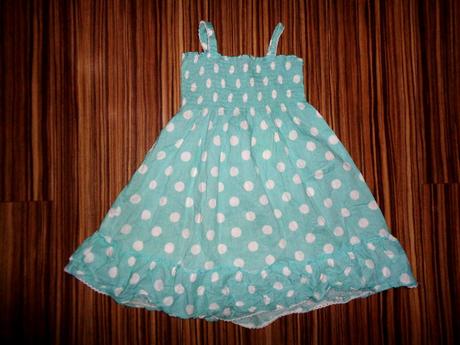 Mentolově zelené letní šaty s puntíky, young dimension,110