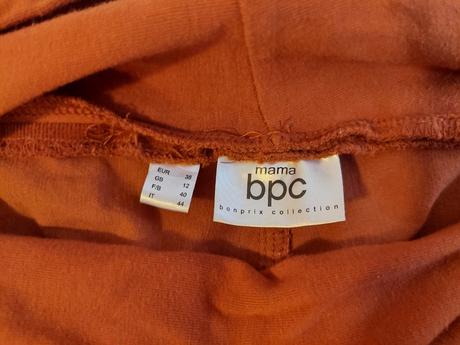 Těhotenské manžestrové kalhoty, bonprix,38