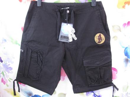 Černé cargo kraťasy značky billionaire boys club, l