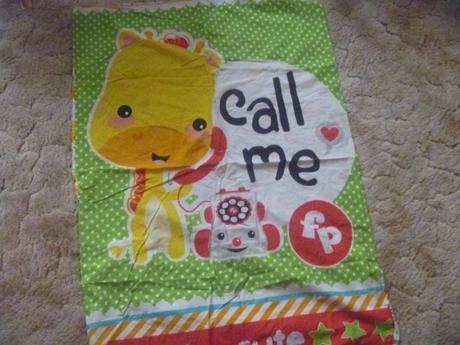 Povlak na peřinu s puntíky a kravičkou, šířka (cm): 85,délka (cm): 120