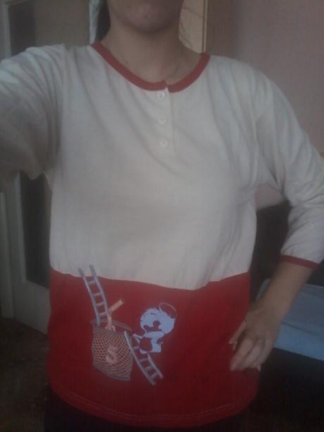 20 - tričko na spaní, m