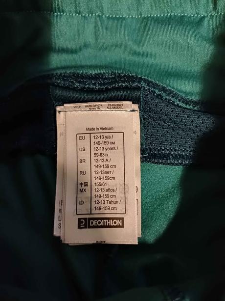 2x sportovní legíny decathlon 12/13 let a klimatex, decathlon,158