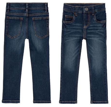 Klučičí džíny tmavě modré rifle slim fit vel. 116, lupilu,116