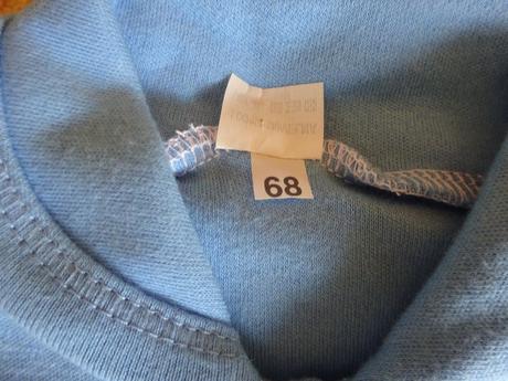 Mikina na knoflíčky s límečkem, vel. 68, 68
