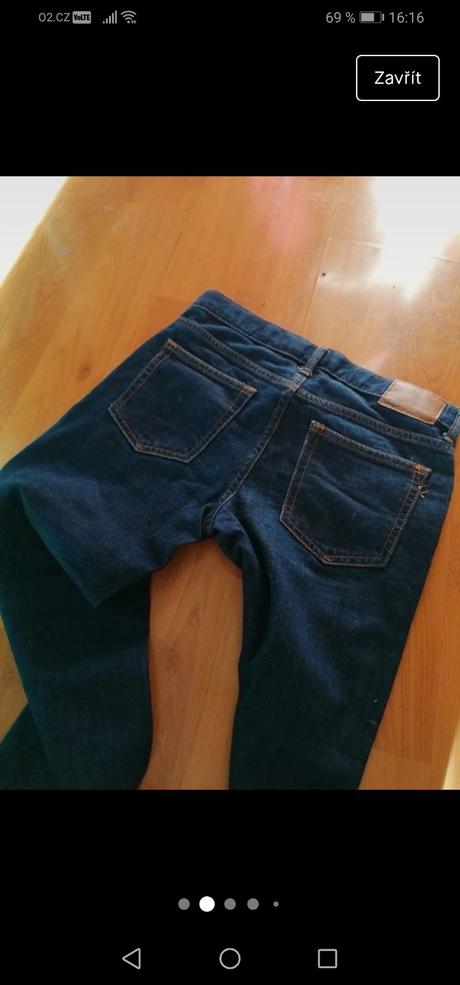 Dětské tm. modré džíny, gapkids, gap,140