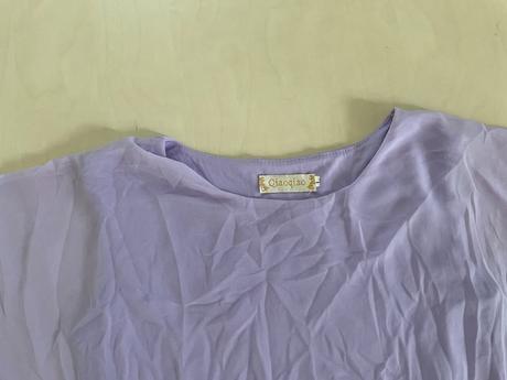 Fialkový dvojitý top, vel l, ale menší cca s/m i m, s