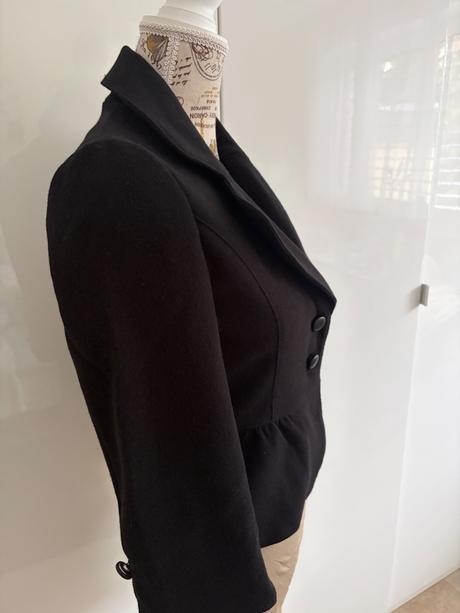 Teple cerne sako 3/4 rukáv amisu 34, amisu,34
