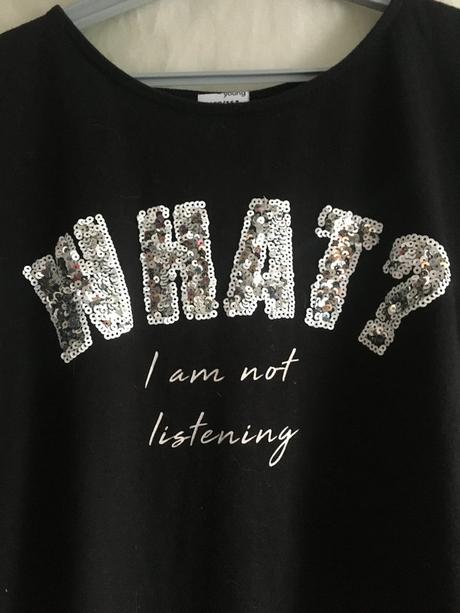 Vel. 158 černý dívčí top, 158