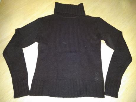 Černý rolák fishbone l, fishbone,l