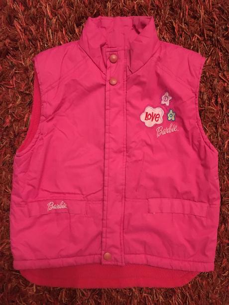 Vesta podšitá flísem, barbie,116