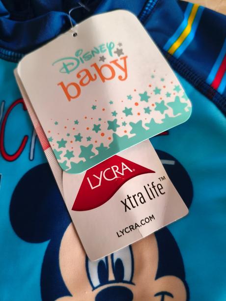 Koupací triko mickey 12-18m, disney,74 / 80