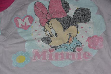 104 110 bavlněné pyžamko s minnie, disney,104