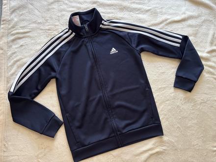 K12/ mikina modrá adidas - v.9/10 let, adidas,140