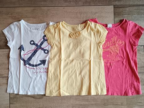 Trička s kr. rukávem, vel.110/116, palomino,116