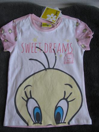 Pyžamový vršek -triko-tweety, 116