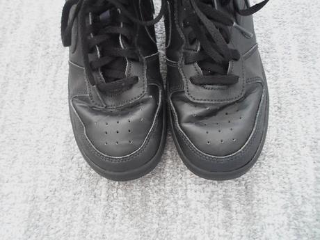 Černé kotníčkové boty tenisky botasky, nike,38