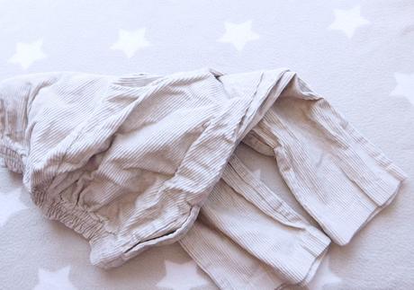 Manšestrové kalhoty vel.110/116, 110