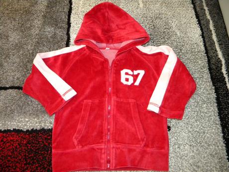 Mikina sametová pro holčičku -vel.86, 86