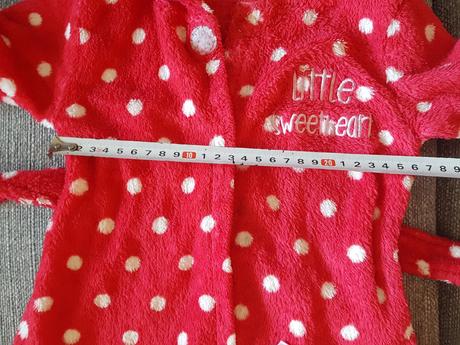 Fleesový župan značky baby, vel. 9-12 měsíců., 74