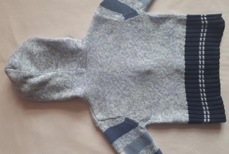 Dětský svetr, svetřík, svetýrek s kapucí, vel.80, baby,80