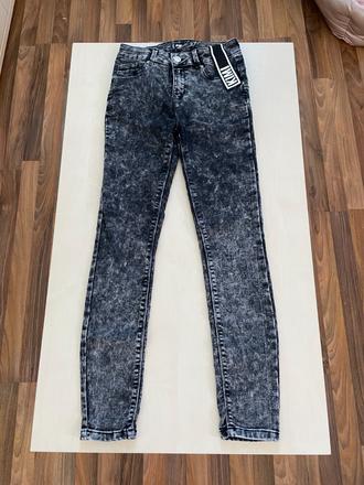 Plísňové džíny/skinny, vel w 27, cca xs, fb sister, xs