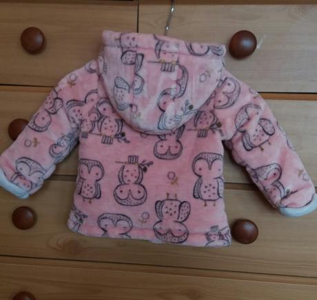 Fleecová zateplená bunda se sovami zn. f&f, f&f,80