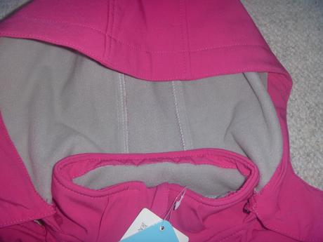 Nová růžová softshellová bunda zn. kugo vel. 134, kugo,134