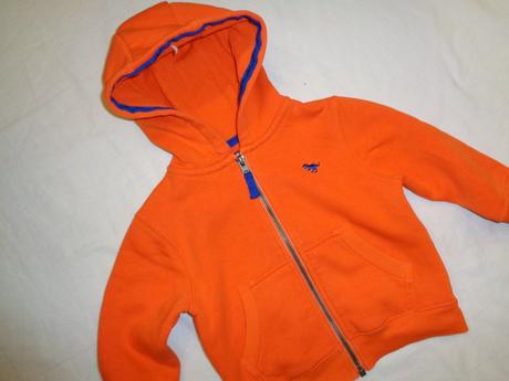 Krásná oranžová mikina s dinosaurem od nextu, next,86