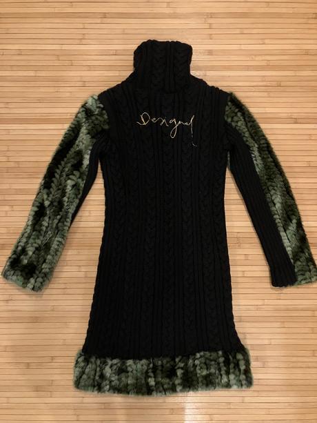 Luxusní zimní kabát desigual vel.s, desigual,s