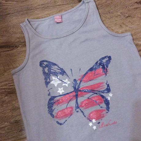 Bavlněné tílko s motýlkem, dopodopo,128