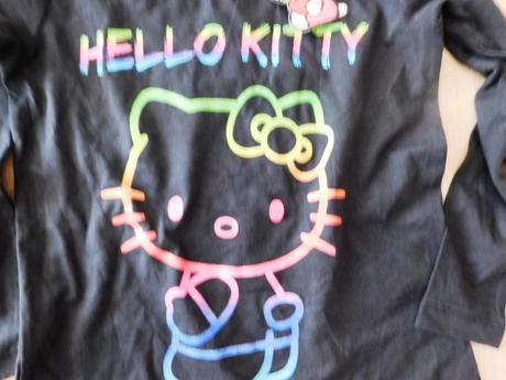 Dívčí bavlněné triko-dlouhý rukáv, sanrio,110