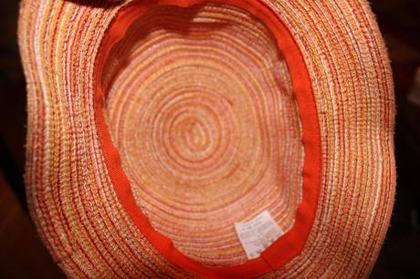 Dívčí slaměný klobouk obvod 47 cm, 86