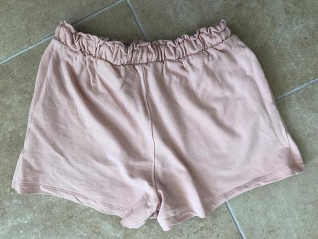H&m ruzove bavlnene sortky 158, h&m,158